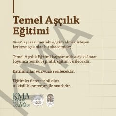 Temel Aşçılık Eğitimi